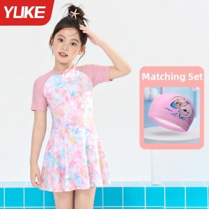 YUKE | Girls UV Protection Training One-Piece Swimsuit