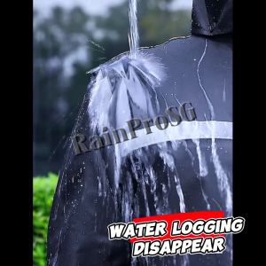 RAINPRO Full-Body Anti-Storm Adult Raincoat Suit: Split Design Reflective Motorcycle Rain Gear
