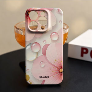 Pink Floral Branches For iPhone 17 16 15 14 13 Pro Max Air 17e Hard tpu Bumper Cover Coque Case Blank