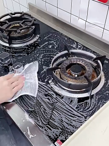 Oil-free Thick Double-Sided Dishwashing Scouring Pad Steel Wire Rag (10PCS)