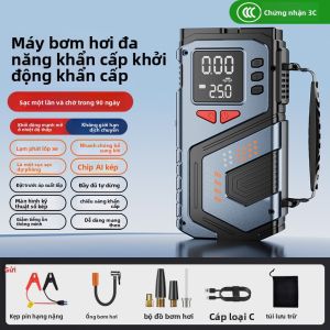 ZHINANCHE | Bộ bơm hơi khẩn cấp cho xe ô tô tích hợp với máy nén khí