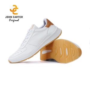 John Carter Athens Sepatu Sneakers Putih Pria Kulit Sintetis