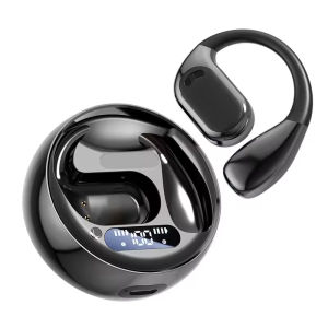 Open Ear Earbuds Wireless Earbuds Bluetooth 5.4LED Display Bluetooth EarphoneAI Noise Reduction Touch Controls72hr Playtime