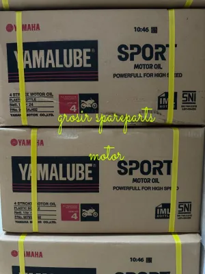 OLI YAMALUBE SPORT 1 LITER ISI 24 BOTOL PER DUS 1 DUS KEMASAN BARU