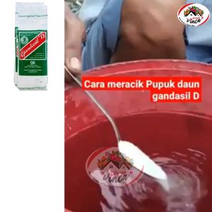 Pupuk Semprot GANDASIL D Pupuk Daun dan Pertumbuhan gandasil Hijau