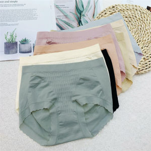 Lizida New Womens Seamless Underwear Womens Close-Fitting Breathable Mid-high Waist Tummy Control Butt Lift Antibacterial Crotch Comfort Briefs