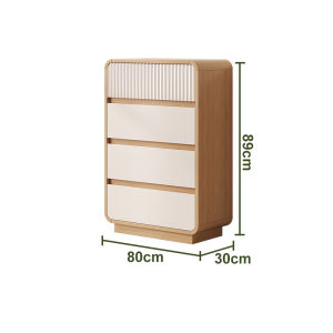 Vintage Style Bedroom Storage Cabinet Solid Wood