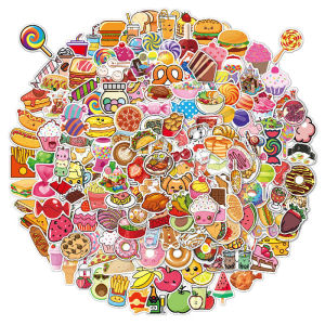 500 ชิ้น ติดฉลากของหวาน ขนม ไอศกรีม คุกกี้ รูปการ์ตูน ขนาดเล็ก ขนาดใหญ่ สำหรับเด็ก กระติกน้ำ เครื่องมือโทรศัพท์มือถือ DIY