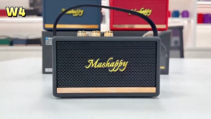 โพงบลูทูธไร้สาย ลำโพงบลูทูธ กำลังขับ10W เเบตเตอรี่1200 mAh ปรับเบสได้ ดีไซน์สวย เบสแน่น มีหูหิ้วในตัว Bluetooth