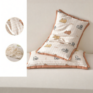 KAMONI | Spinal Care Cotton Pillows for Children Detachable All Seasons
