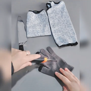 Anti cutting arm anti scratch and stab cutting woodworking protective gear mud work sleeve auto repair special anti cutting arm