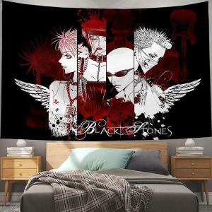 VIKAMA Classic Japanese Anime Girl Tapestry Living Room Bedroom Esports Room Wall Decoration Japanese Manga Home Decor