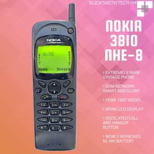 Nokia 3810 Type NHE-8 Rare Vintage Phone | SlickSmith Tech PH