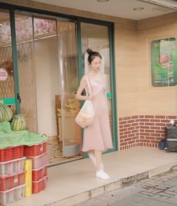 Baobaotao-H-20 ฤดูร้อนสไตล์ใหม่ กระเป๋าถือกระเป๋าตาข่าย Hollow out กระเป๋าชายหาดผ้าใบเดี่ยวไหล่กระเป๋าผู้หญิงกระเป๋าหูหิ้วหูยาว