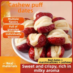 Independent Packaging Red Dates Stuffed with Cashew Cheese Snacks