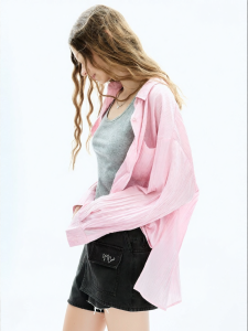 Juicy Couture | 3D Pleated Loose Long Sleeve Top