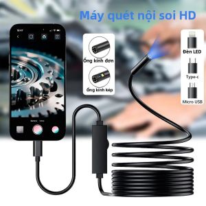 Camera Nội Soi Mini Kiểm Tra Chống Nước Micro USB/Type-C/IOS Cho iPhone Android Android Pipeline Borescope