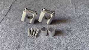 Gù Nâng Ghi Đông 22mm Xe Motor Xe Máy Màu Trắng