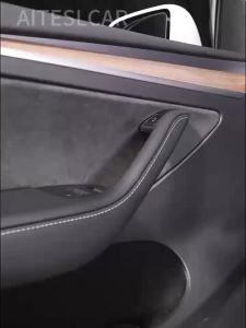 For Tesla Model Y Juniper 2025 Model 3+ Highland Car Door Handle Storage Box Inner Handle All-inclusive Organizer Container Tray