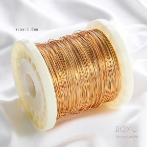 BOYU | 14K Gold Plated Coil Jewelry Making Wire