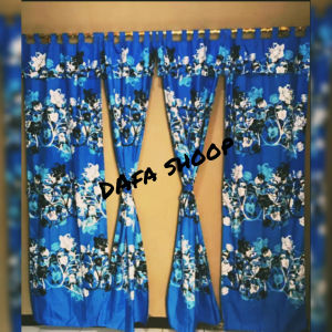 HORDENG PINTU TALl GORDEN PINTU MANOHARA BLUE GRATIS TALI SAMPING 80cm x 200cm