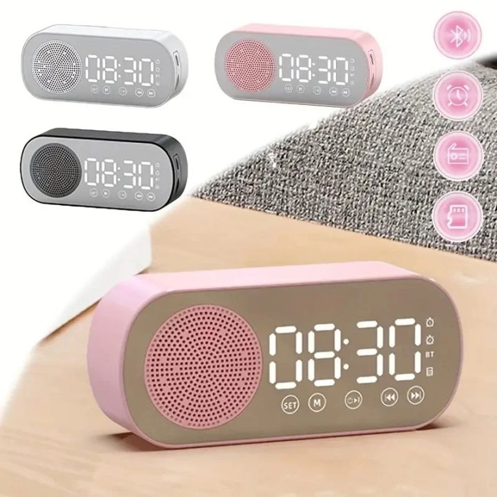 📻【Readystock】 + FREE Shipping 📻 Z7 Digital Alarm Clock Bluetooth
