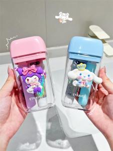 Travel Portable Three-In-One Childrens Student Mouthwash Cup Toothpaste Toothbrush Storage Bathroom Accessories Organizer