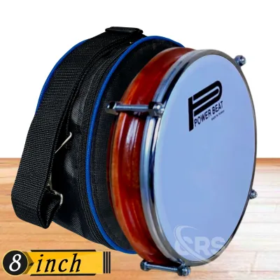 Tung Keprak Tam Hadroh 8 inch Natural warna Kayu