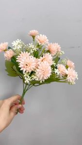 (18 Bunga) Bunga Spring Daisy Artificial/Bunga Palsu Dekorasi