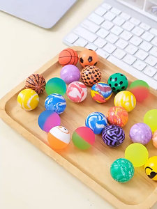 100PCS 32MM Bouncy Ball Toy Childrens Toy Bouncy ball
