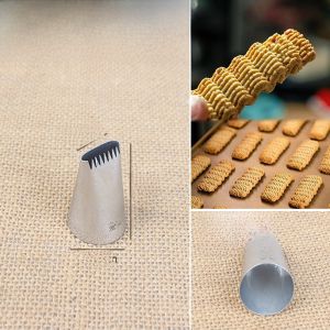 Cloud Peak Cookie 853 Jenny Cookie Baking Tool Blueberry Yam 8 Teeth Internet Famous Pastry Bag Nozzle Medium Size