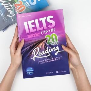 Sách IELTS Cấp Tốc - 20 Ngày Reading (Bộ sách đầu tiên giúp giảm 2/3 thời gian ôn thi) - Megabook