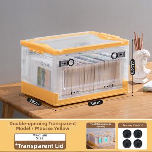 XINGYOU | Foldable Transparent Book Storage Box