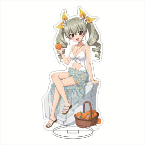 Bandai | Bộ Standee Acrylic Anime 16CM - GIRLS Und PANZER Nishizumi Miho Takebe Saori Isuzu Hana Akiyama Yukari Mô Hình Trang Trí Dành Cho Fan
