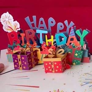 Happy Birthday Pop-Up Card: A Unique & Memorable Gift