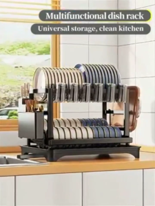 HavenHaven High Quality Dish Rack with Drainer Plates Organizer Rack Dishes Draining Rack Kitchen Racks Organizer#ZWL06#ZWL05