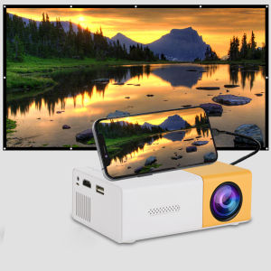 New Ultra High Definition Projector for Home Bedroom Smart Home Cinema Wall Projector with Mobile Phone Connection Mini Porta