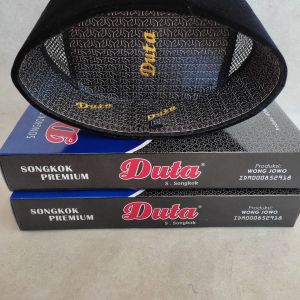 SONGKOK KOPIAH PREMIUM DUTA Kopeah Kopyah AC DUTA Premium Bludru Hitam Halus Tinggi 7cm 8cm 9cm 10cm Terbaru