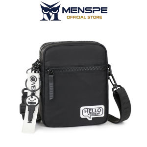 MENSPE กระเป๋าคนส่งเอกสารแฟชั่นกระเป๋าสะพายไหล่สำหรับผู้ชายกระเป๋าผ้ากันน้ำ Oxford กระเป๋าครอสบอดี้ขนาดเล็กกระเป๋ากระเป๋าโทรศัพท์กระเป๋าธุรกิจกระเป๋าเดินทางความจุขนาดใหญ่น้ำหนักเบากระเป๋าลำลองกระเป๋าถนนเล่นกีฬา