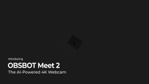 OBSBOT Meet 2 AI-Powered 4K Webcam (Aurora Green / Cloud White / Space Grey)