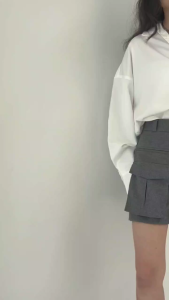 Celana Cargo Pendek Highwaist Wanita Hotpants Cargo Korean Style