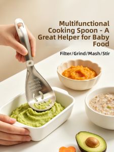 MAGIC KITCHEN | Multifunctional Baby Food Grinding Spoon 304 Stainless Steel