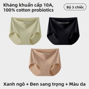 MiiOW | Quần lót thể thao yoga kháng khuẩn Ice Silk không đường may dành cho nữ mùa hè 2025 cạp vừa quần đùi tam giác thoải mái thoáng khí