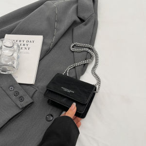 Special-Interest Design Mini Bag Womens Bag 2024 New Arrival Classy Texture Chain Small Square Bag Chain Crossbody Bag
