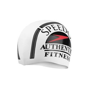 Speedo | 3D Retro Pattern Silicone Swim Cap