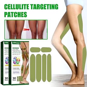 30pcs Wormwood Slimming Patch Wormwood Slim Leg Plasters Fat Burning Anti Cellulite Quick Weight Loss Stickers Suitable for Men and Women