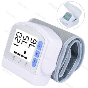 Digitlal Tensiometro Health Medical BP Sphygmomanometer Wrist cuff Digital Blood Pressure Monitor Heart Beat Rate Pulse Meter