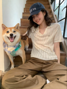Mixd | Áo Thun Cổ Polo Sọc Vintage Tay Ngắn