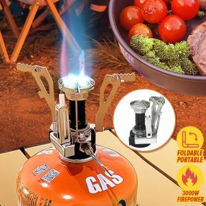 [Sell Zone] Outdoor Camping Mini Stove Compact Foldable Gas Cooker Burner / Dapur Masak Mudah Alih Senang Lipat / 拓村户外野营炉子露营野炊气炉具便携燃气高山炉头野外迷你瓦斯炉