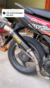 Knalpot Fullsystem DPJ Pekkajam Dos Fantera RMS Fullset untuk Motor Beat Vario Mio Scoppy NMax PCX